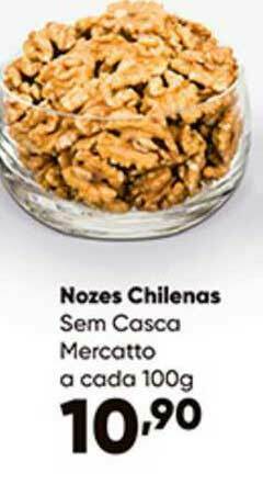 Zaffari Nozes Chilenas Sem Casca Mercatto oferta