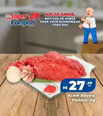 Rede Super Compras Acém Bovino Pedaço oferta