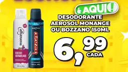 Rede Economia Desodorante aerosol monange ou bozzano oferta