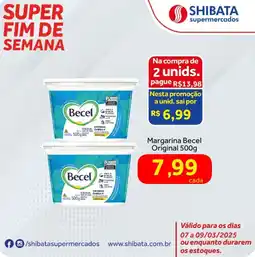 Shibata Supermercados Margarina Becel Original oferta