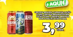 Rede Economia Cerveja brahma carnaval latão, cerveja bramha pilsen latão, cerveja brahma duplo malte latão oferta