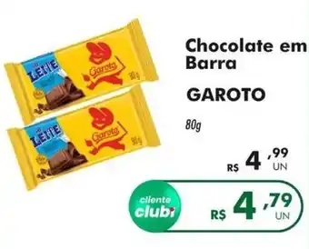 Irani Supermercados Chocolate em Barra GAROTO oferta