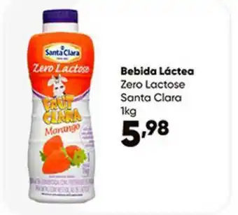Zaffari Bebida Láctea Zero Lactose Santa Clara oferta