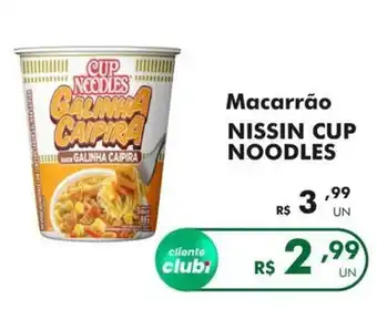 Irani Supermercados Macarrão NISSIN CUP NOODLES oferta