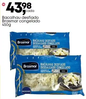 Frangolândia Bacalhau desfiado Brasmar congelado oferta