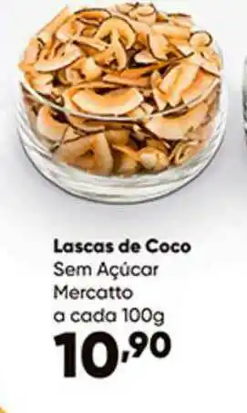 Zaffari Lascas De Coco Sem Açucar Mercatto oferta