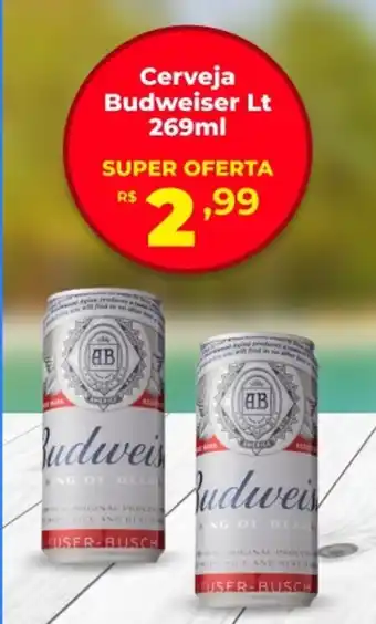 Semar Supermercado Cerveja Budweiser Lt oferta