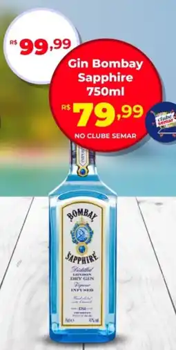 Semar Supermercado Gin Bombay Sapphire oferta