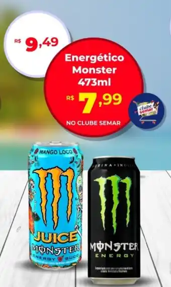 Semar Supermercado Energético Monster oferta