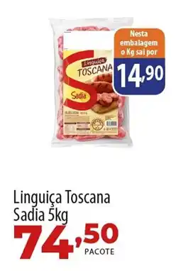 Akki Atacadista Linguiça Toscana Sadia oferta