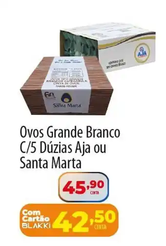 Akki Atacadista Ovos Grande Branco C/5 Dúzias Aja ou Santa Marta oferta