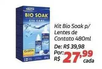 Coocerqui Kit Bio Soak P Lentes De Contato oferta