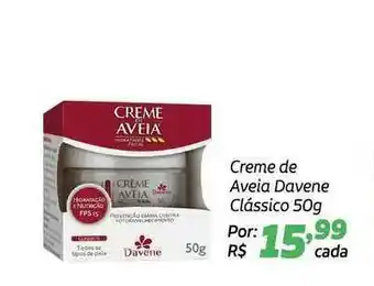 Creme De Aveia Davene Classico