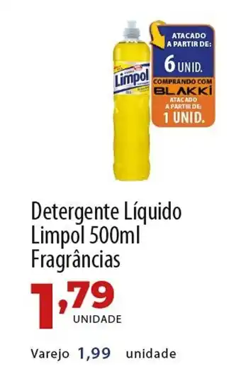 Akki Atacadista Detergente Líquido Limpol  Fragrâncias oferta