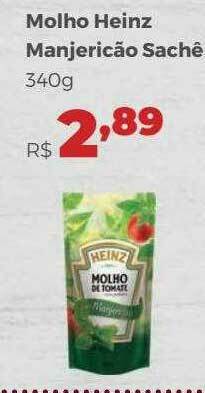 Villarreal Supermercados Molho Heinz Manjericão oferta