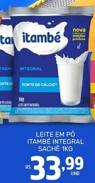 Rede Cearense de Supermercados Leite em pó itambé integral sachê oferta