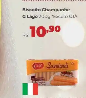 Villarreal Supermercados Biscoito Champanhe G Lago oferta