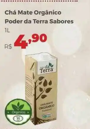 Villarreal Supermercados Chá Mate Orgânico Poder Da Terra Sabores oferta