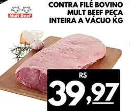 ServBem Contra filé bovino mult beef peça inteira a vácuo oferta