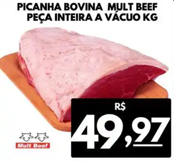 ServBem Picanha bovina mult beef peça inteira a vácuo oferta