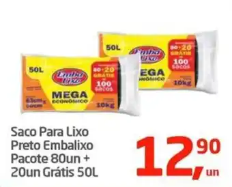 Tenda Atacado Saco Para Lixo Preto Embalixo oferta