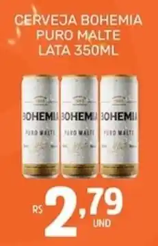 Rede Cearense de Supermercados Cerveja bohemia puro malte lata oferta