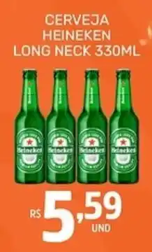 Rede Cearense de Supermercados Cerveja heineken long neck oferta