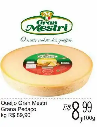 Queijo Gran Mestri Grana Pedaço