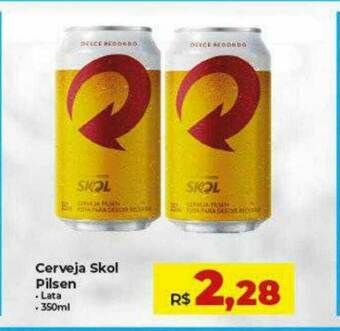 Rebouças Supermercados Cerveja Skol Pilsen oferta