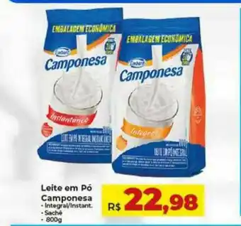 Rebouças Supermercados Leite Em Pó Camponesa oferta