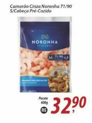 Camarão Cinza Noronha 71 90 S Cabeça Pré-cozido