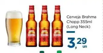 Super São Luiz Cerveja Brahma Chopp Long Neck oferta