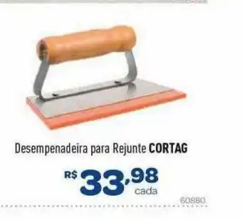 Desempenadeira Para Rejunte Cortag