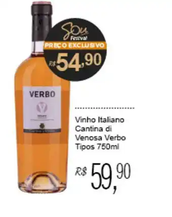Festval Vinho Italiano Cantina Di Venosa Verbo Tipos oferta