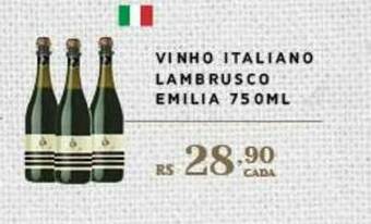 Empório Bahamas Vinho Italiano Lambrusco Emilia oferta