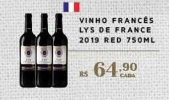 Empório Bahamas Vinho Francês Lys De France 2019 Red oferta