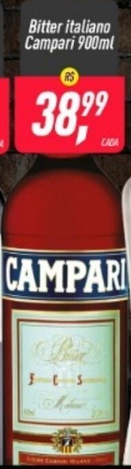 Frangolândia Bitter Italiano Campari 900ml oferta