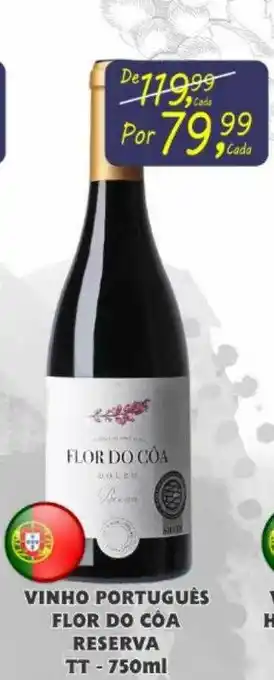 Kanguru Supermercado Vinho Português Flor Do Coa Reserva Tt oferta