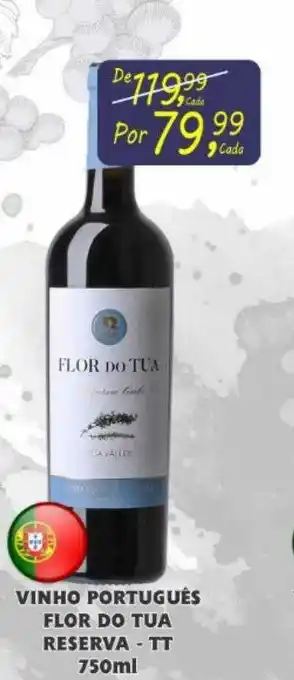 Kanguru Supermercado Vinho Português Flor Do Tua Reserva - Tt oferta