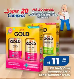 Rede Super Compras Kit Niely Gold Shampoo + Condicionador oferta