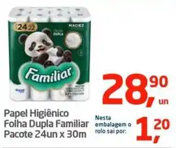 Tenda Atacado Papel Higiênico Folha Dupla Familiar oferta