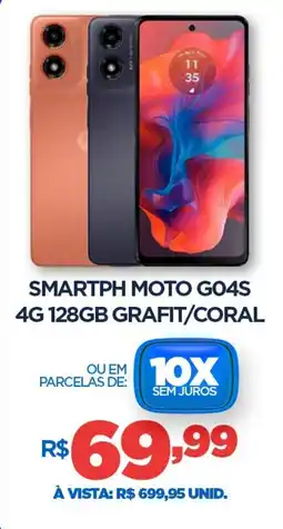 DB Supermercados Smartph moto go4s 4g 128gb grafit/coral oferta