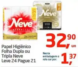 Tenda Atacado Papel Higiênico Folha Dupla ou tripla Neve oferta