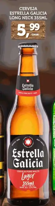 CenterBox Cerveja estrella galicia long neck oferta