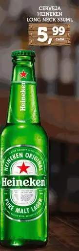 CenterBox Cerveja heineken long neck oferta