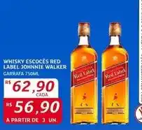 Assaí Atacadista Johnnie walker - whisky escoces red label oferta