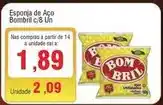 Spani Atacadista Bombril - esponja de aço oferta