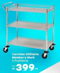 Sam's Club Member's mark - carrinho utilitário oferta