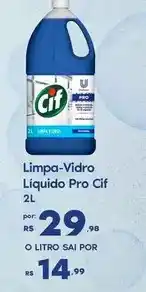 Sam's Club Cif - limpa-vidro liquido pro oferta