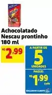 Extra Nescau - achocolatado prontinho oferta